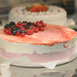 Mousse ai frutti di bosco